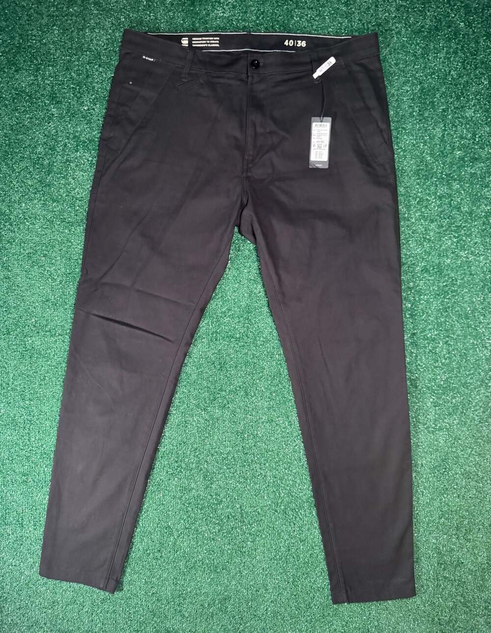 G-Star Raw Bronson 2.0 Slim Chino Pants Black Size 40/36